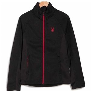 Black mens jacket. Brand : Spyder. Size:L
